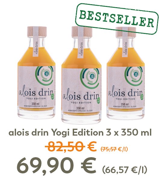 alois drin - YOGI Edition 3er Paket (3x350ml), Charge ADY-D-VT