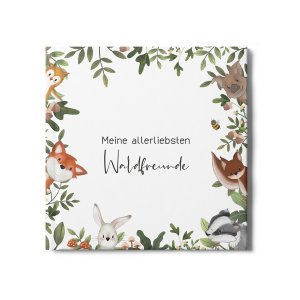 Burzel & Käfer - Meine allerliebsten Waldfreunde, Freundebuch von Kathrin Reisinger